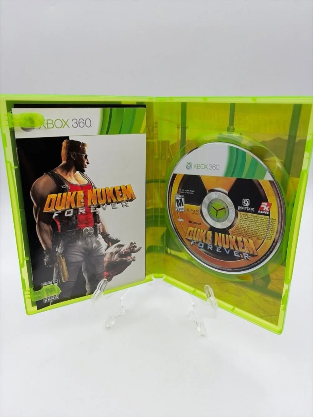 Duke Nukem Forever Microsoft Xbox 360 Complete with Manual CIB Tested Works